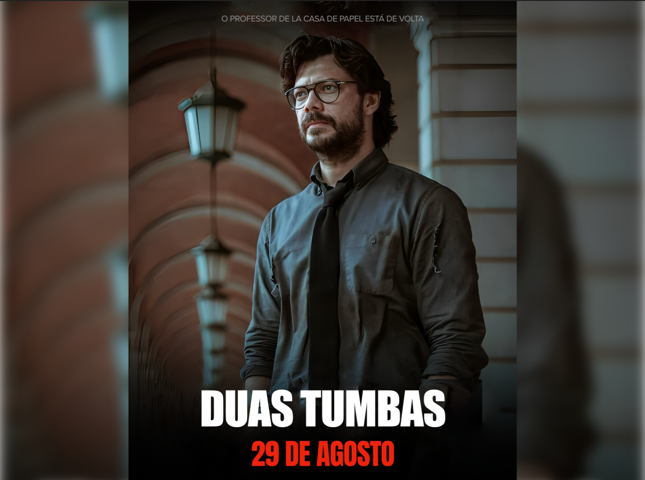 O Professor de La Casa de Papel está de volta em "Two Graves", nova série da Netflix